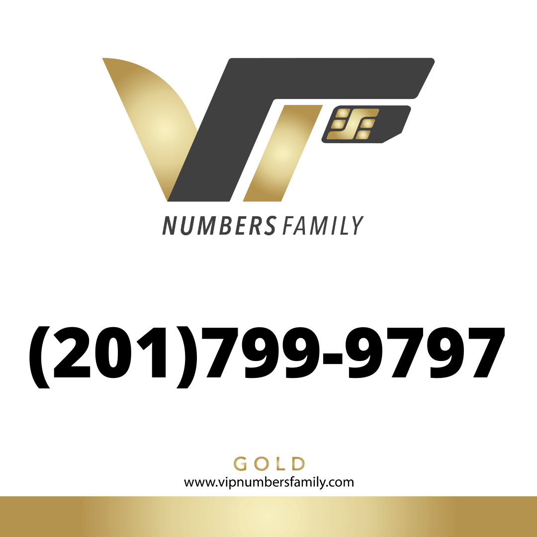 Gold VIP Number (201) 799-9797