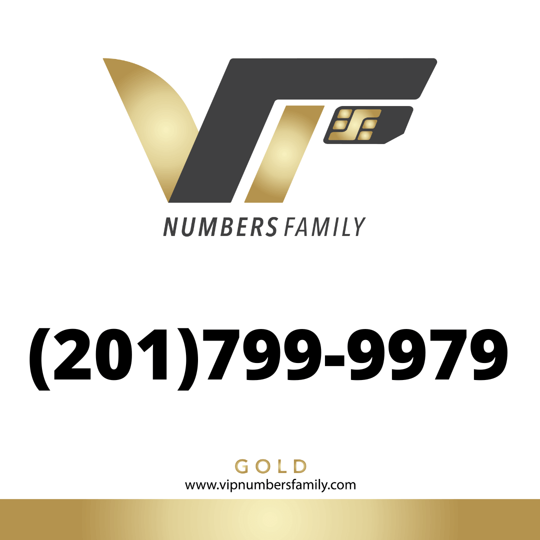 Gold VIP Number (201) 799-9979