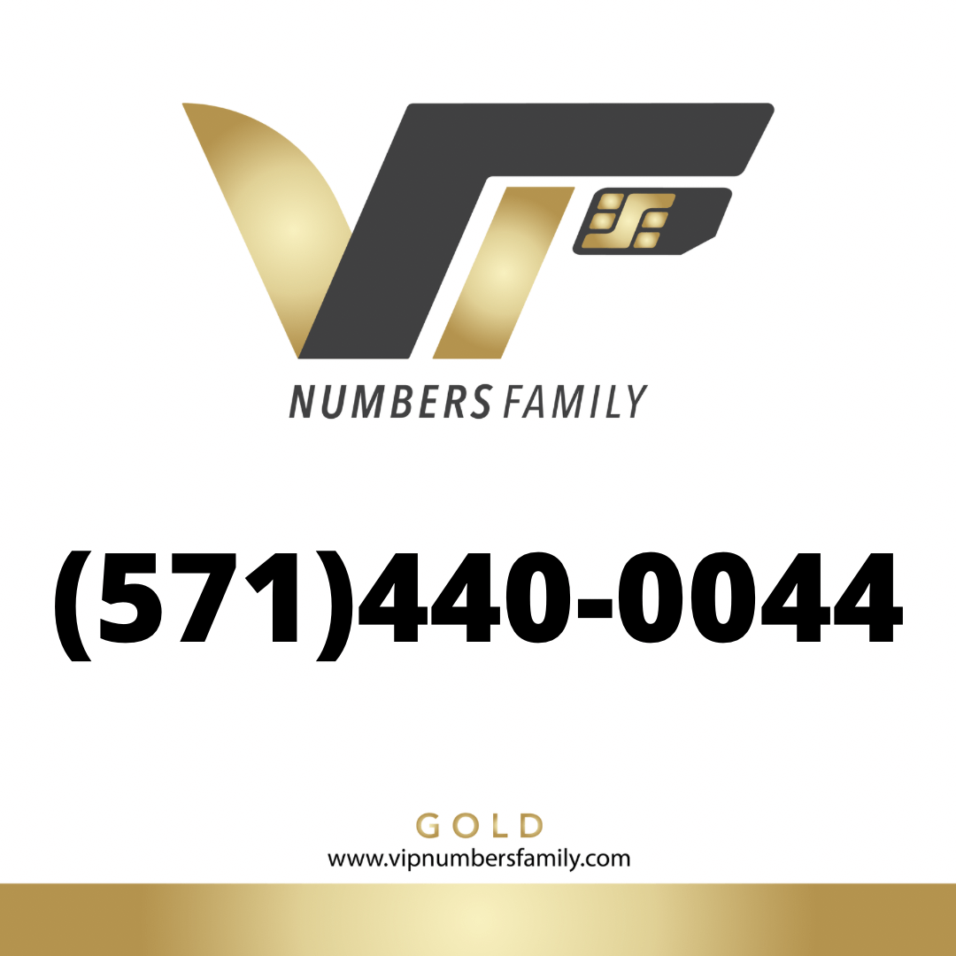 Gold VIP Number (571) 440-0044