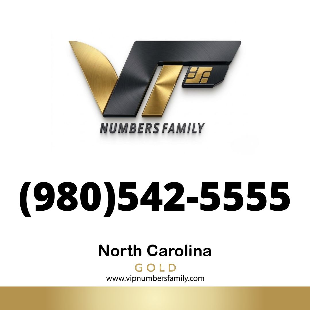 Gold VIP Number (980) 542-5555