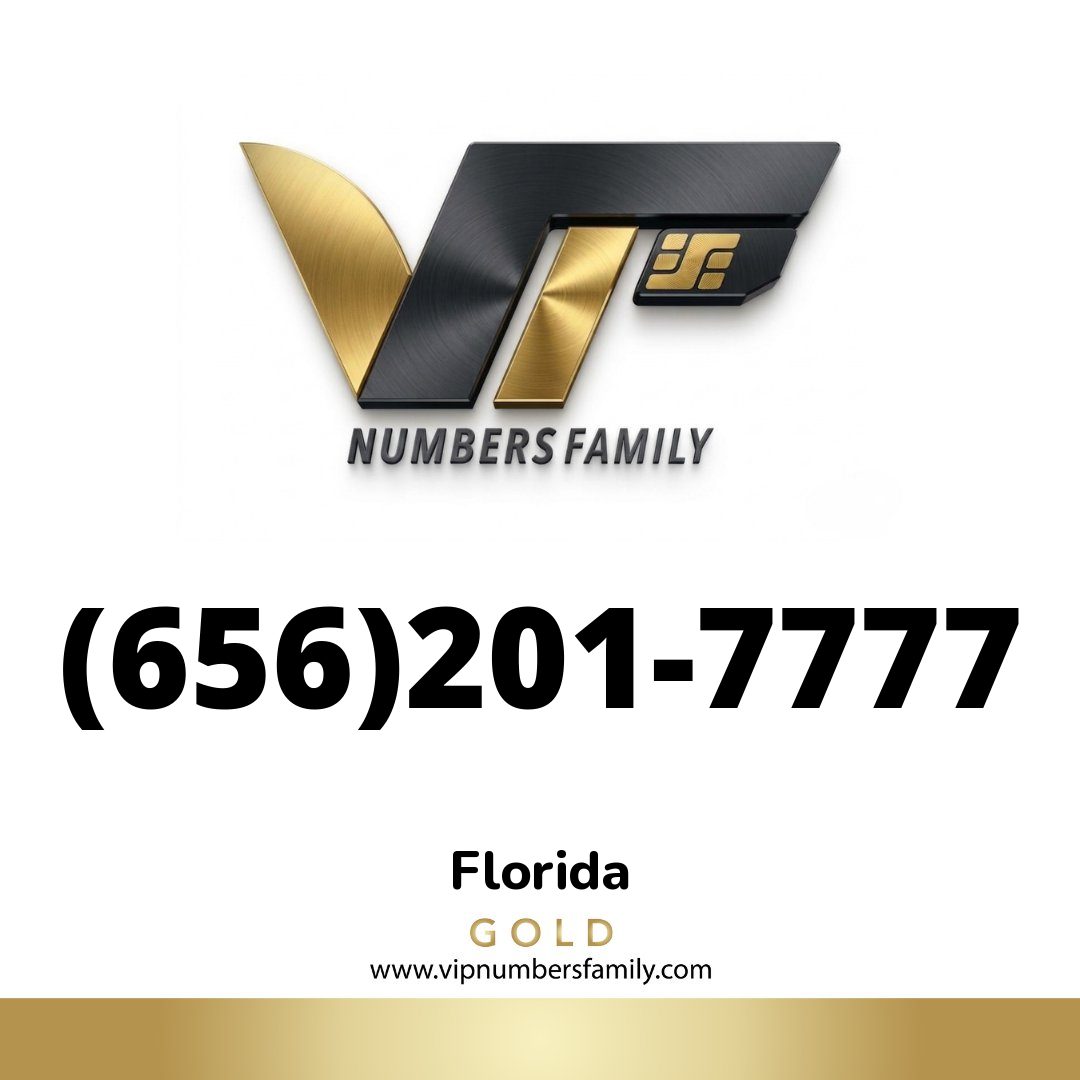 Gold VIP Number (656) 201-7777