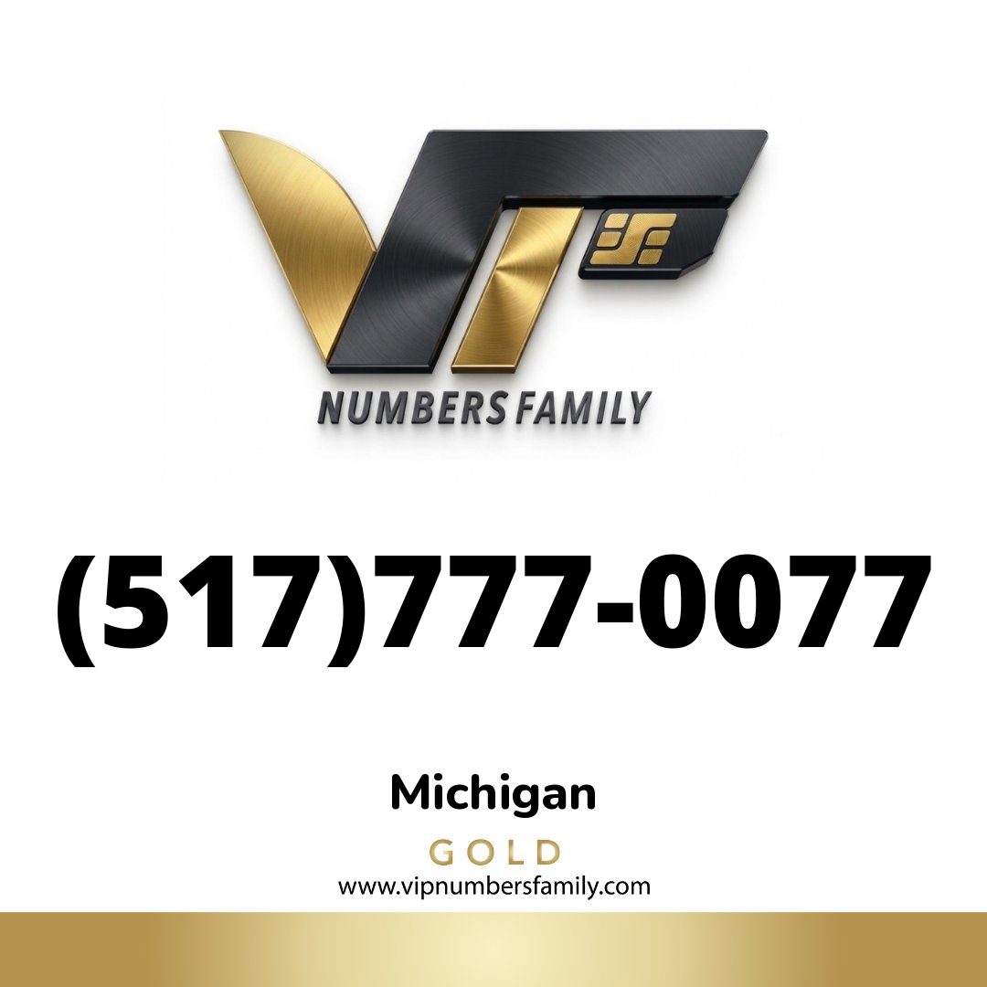 Gold VIP Number (517) 777-0077