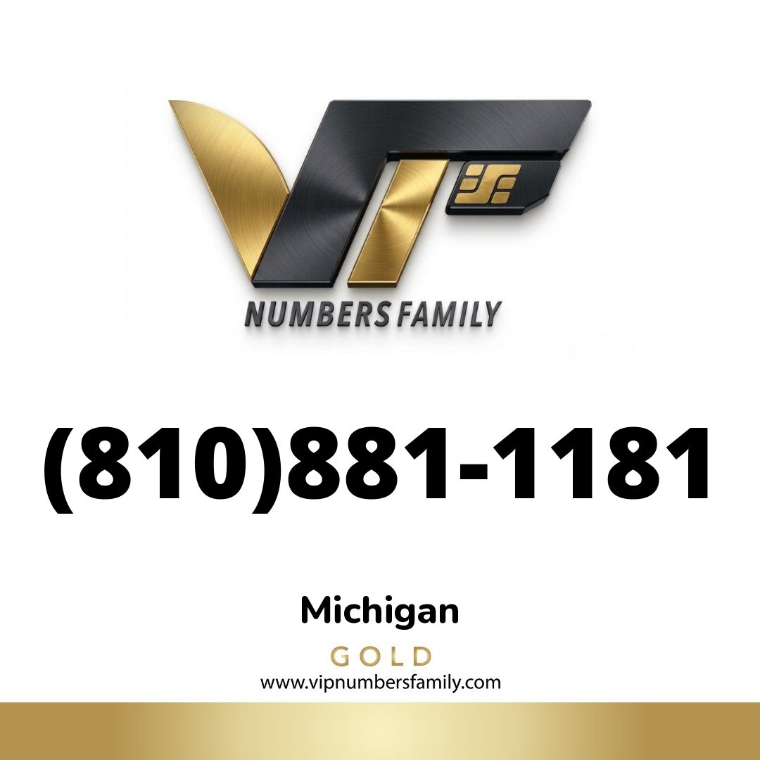 Gold VIP Number (810) 881-1181