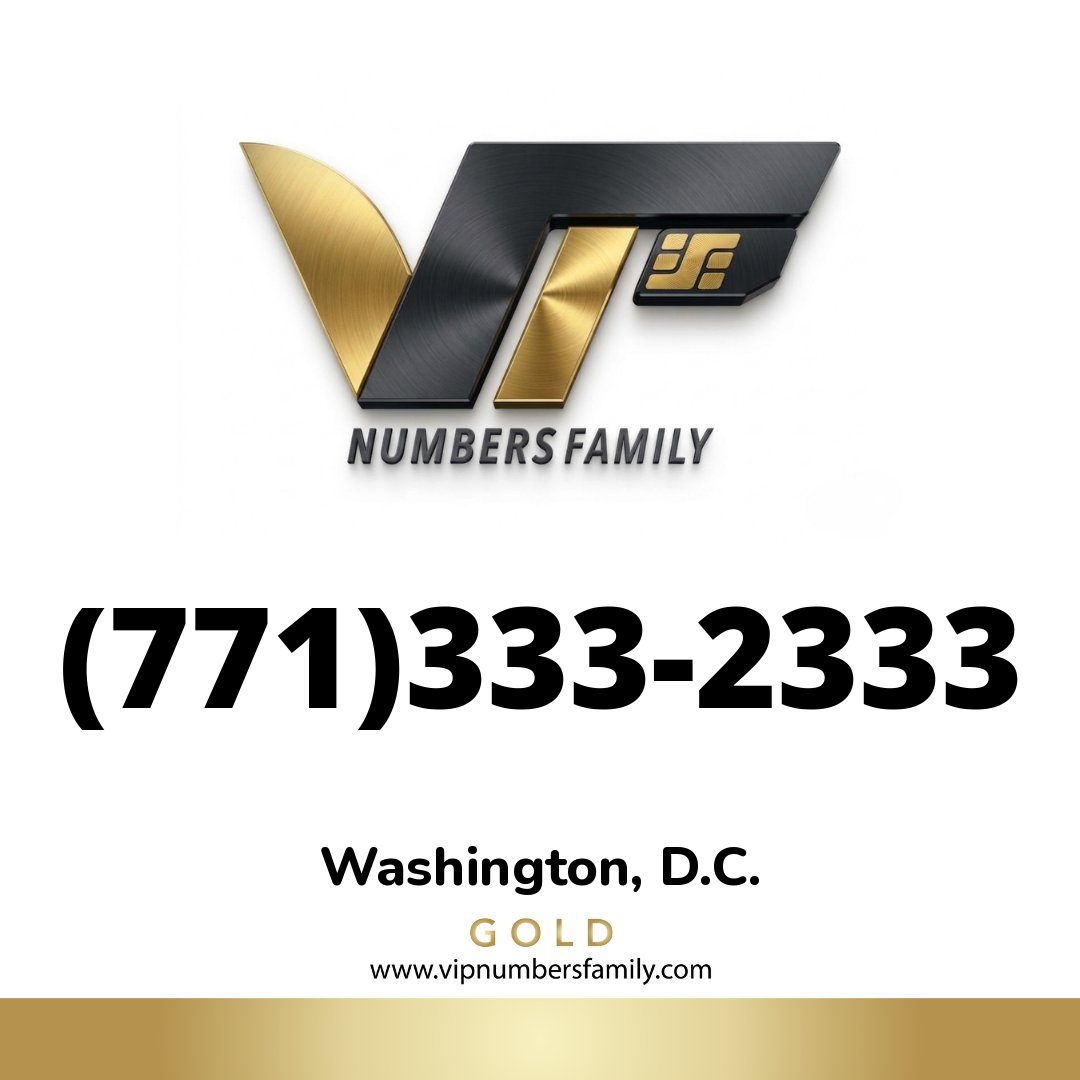 Gold VIP Number (771) 333-2333