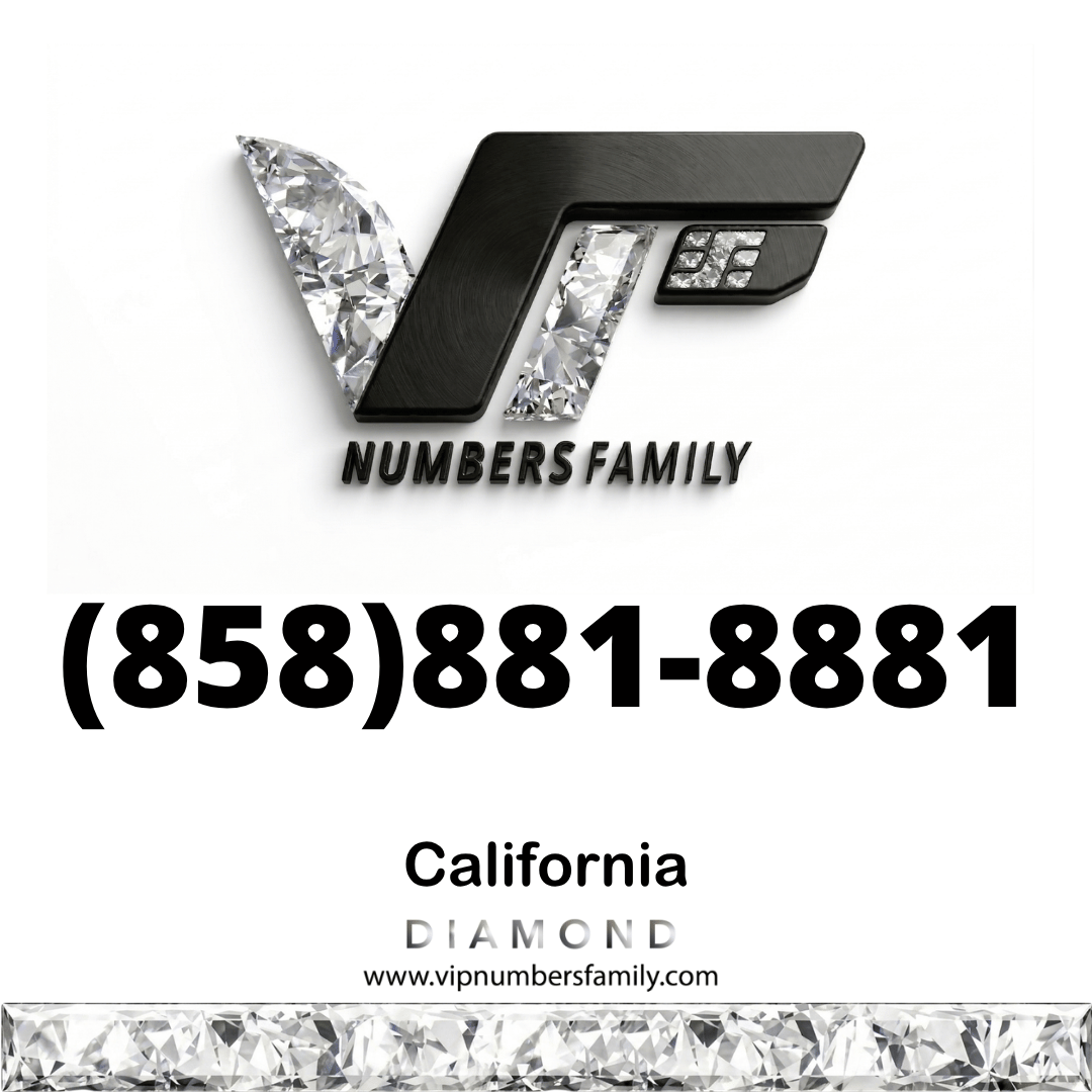 Diamond VIP Number (858) 881-8881