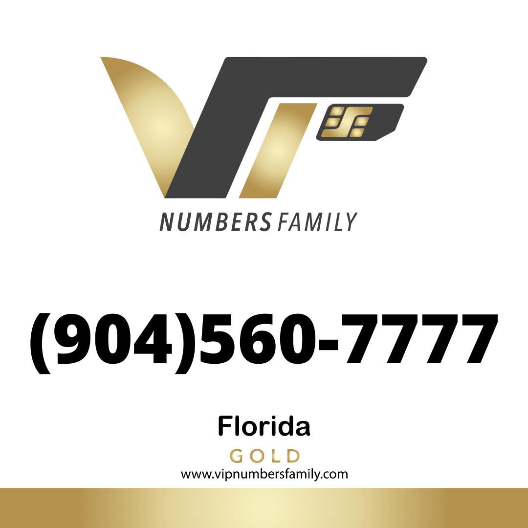 Gold VIP Number (904) 560-7777