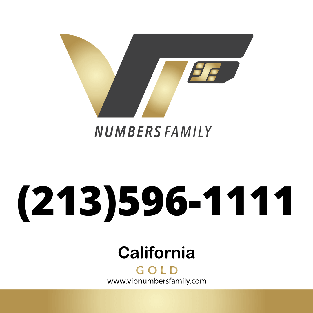 Gold VIP Number (213) 596-1111