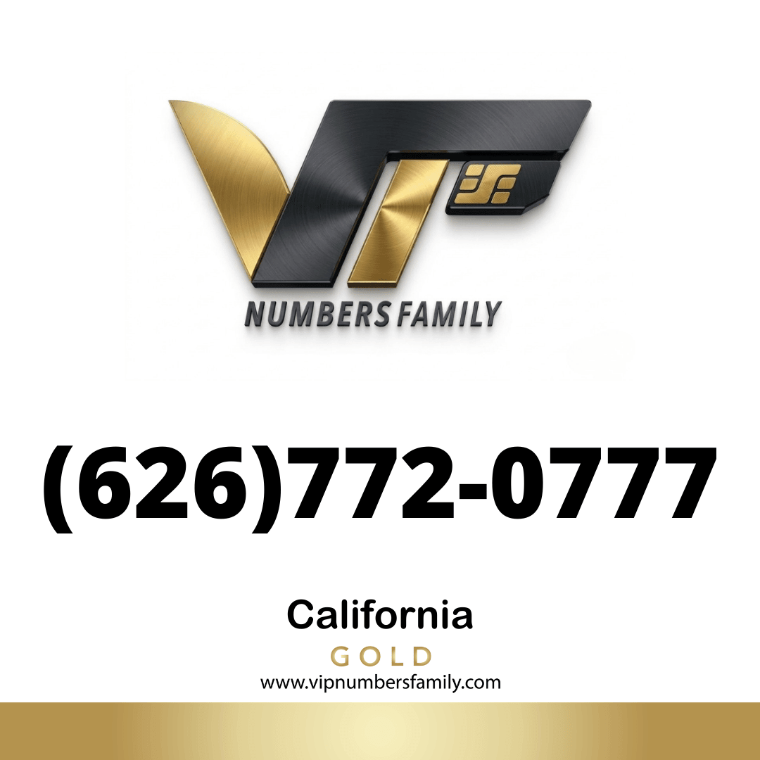 Gold VIP Number (626) 772-0777