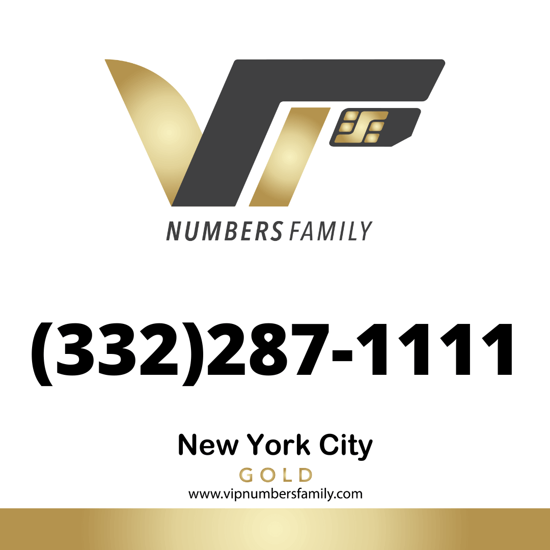 Gold VIP Number (332) 287-1111