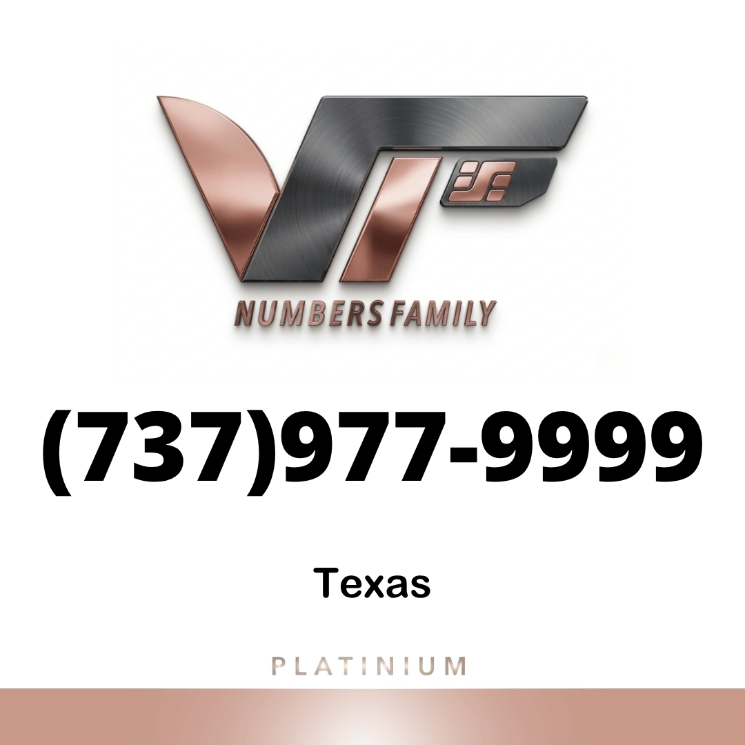 Platinum VIP Number (737) 977-9999