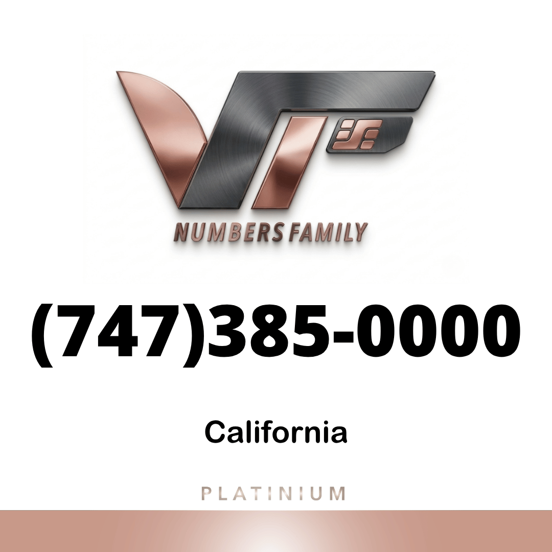 Platinum VIP Number (747) 385-0000