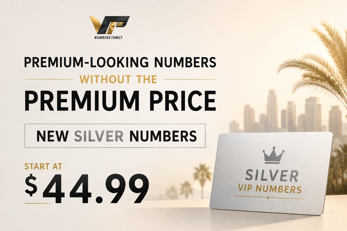 Premium-Looking Numbers Without the Premium Price: New Silver Numbers Start at $44.99