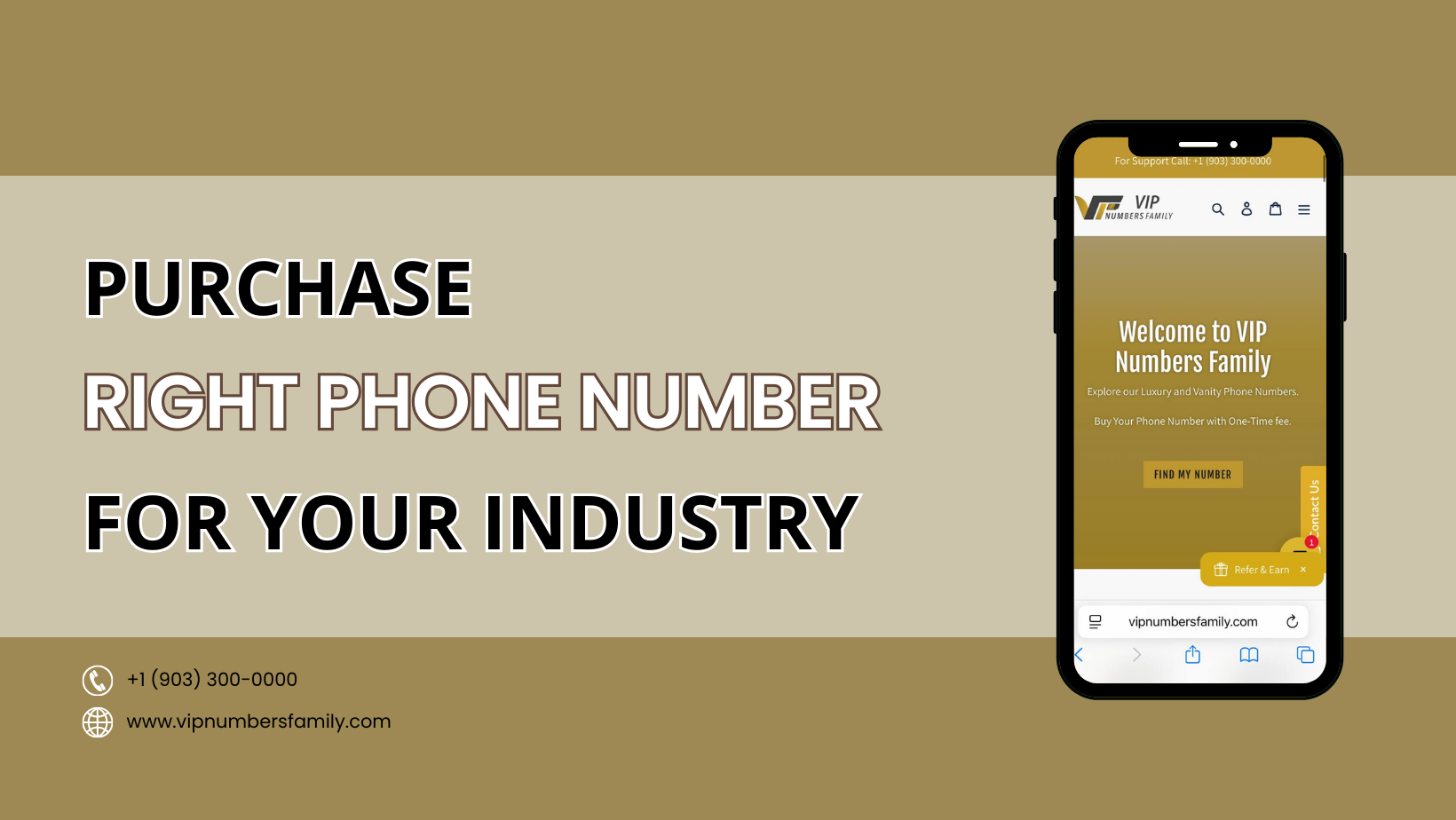 Purchase the Right Phone Number for Your Industry | VIP Numbers Family ...