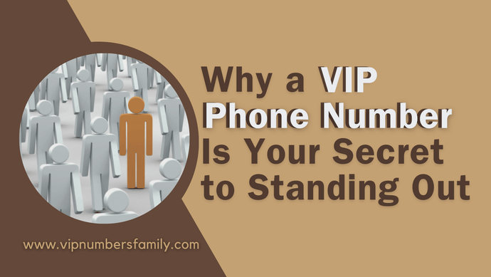 Why a VIP Phone Number Is Your Secret to Standing Out