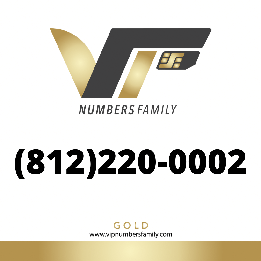Gold VIP Number (812) 220-0002