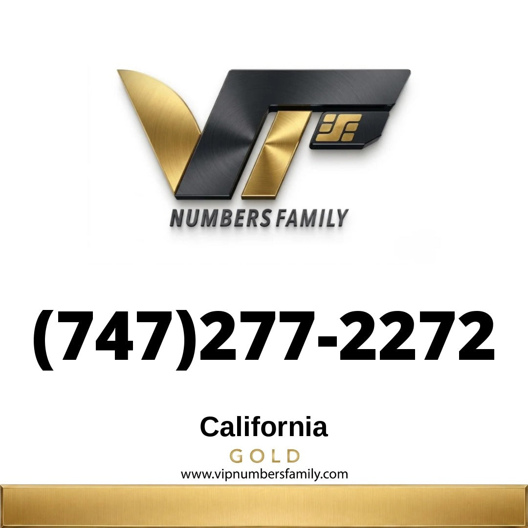 Gold VIP Number (747) 277-2272
