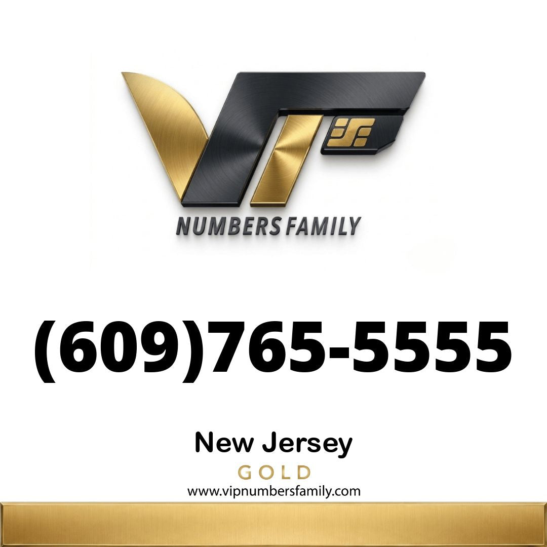 Gold VIP Number (609) 765-5555