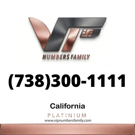Platinum VIP Number (738) 300-1111