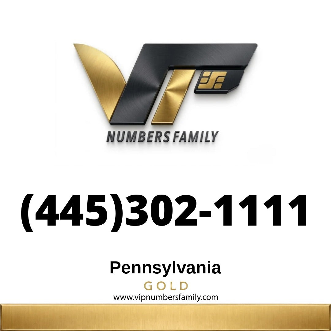 Gold VIP Number (445) 302-1111