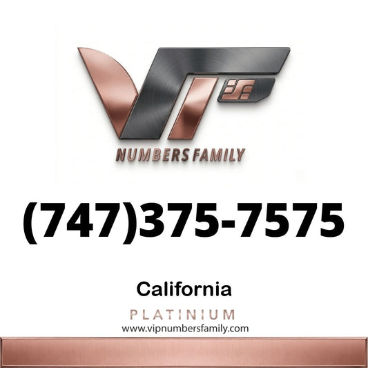 Platinum VIP Number (747) 375-7575
