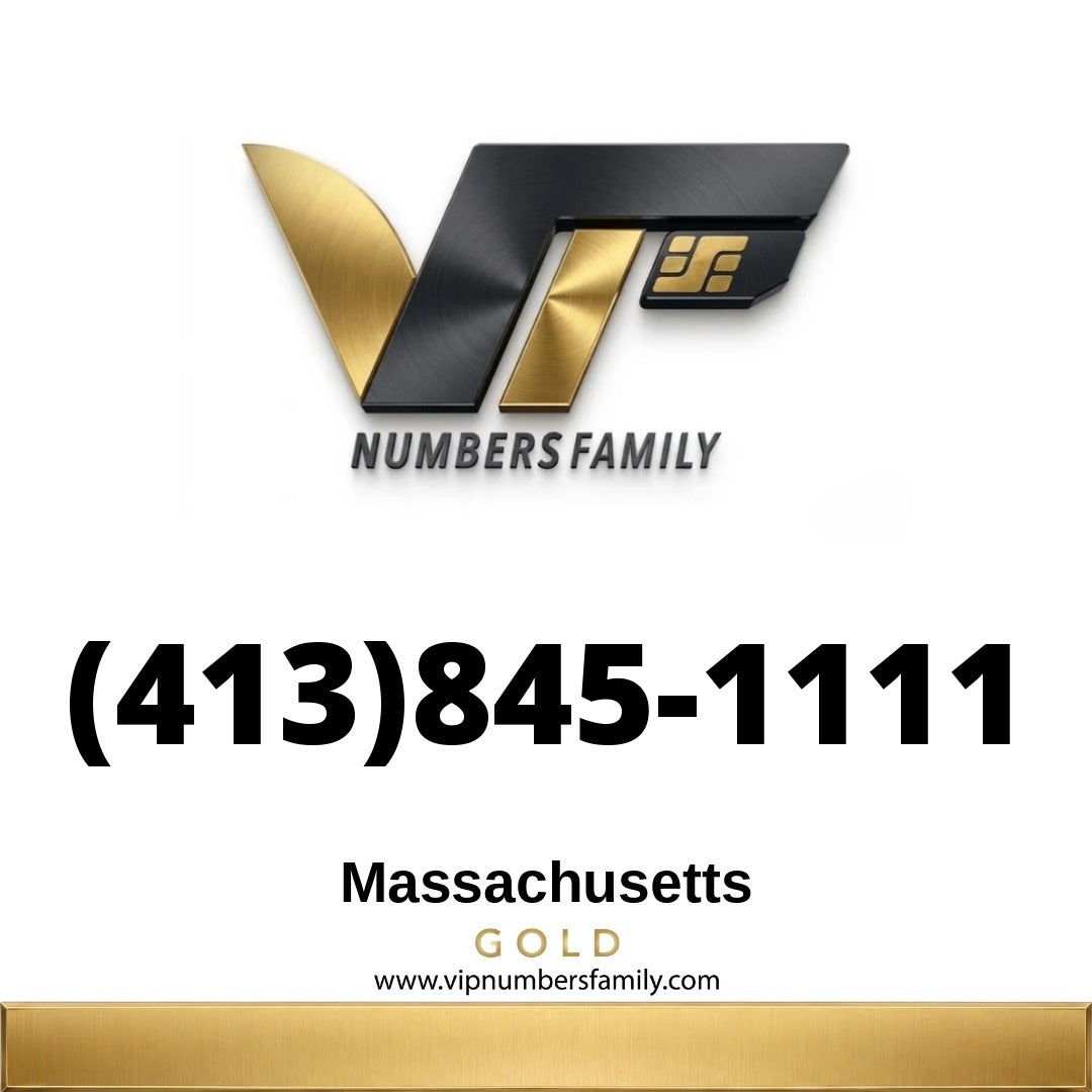 Gold VIP Number (413) 845-1111