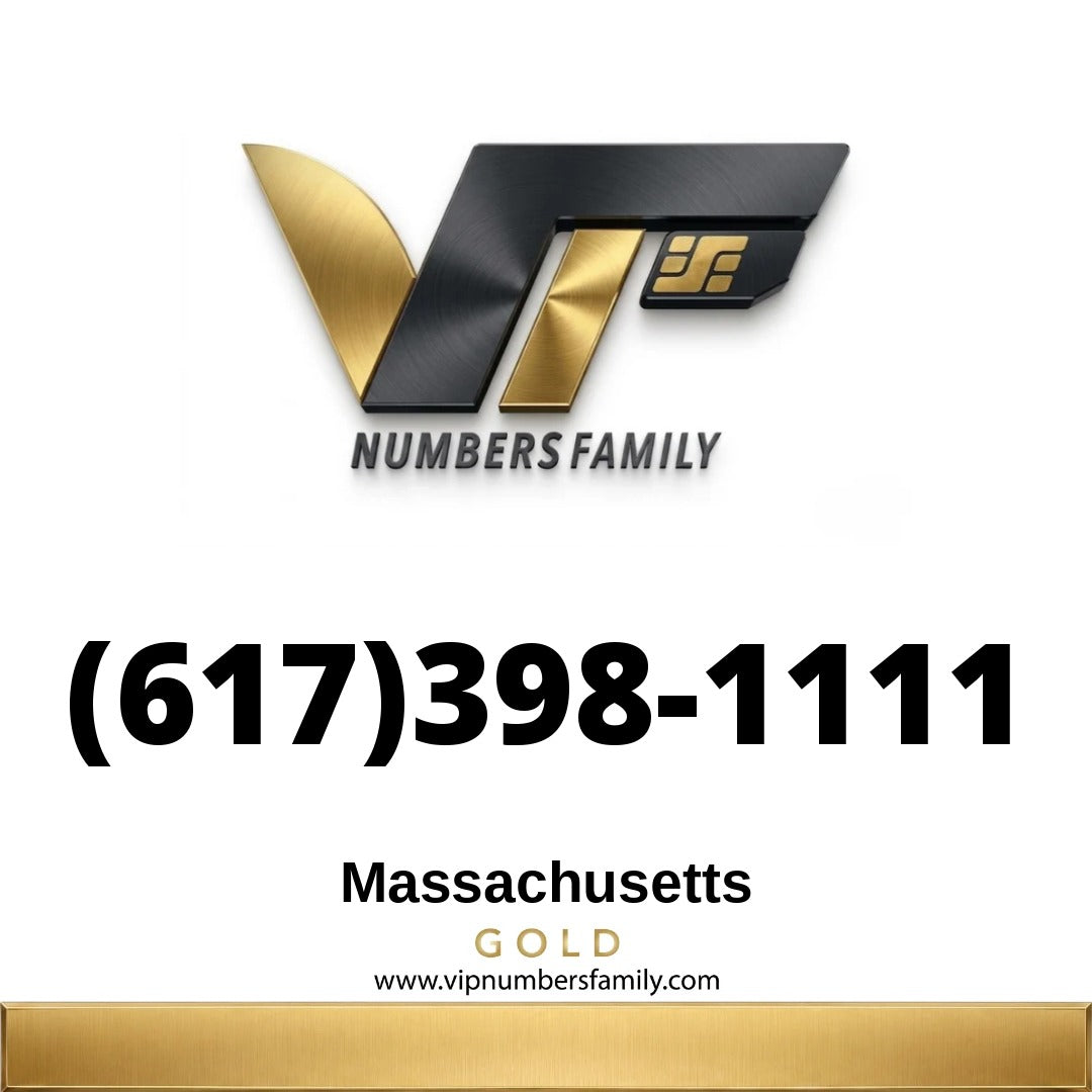 Gold VIP Number (617) 398-1111