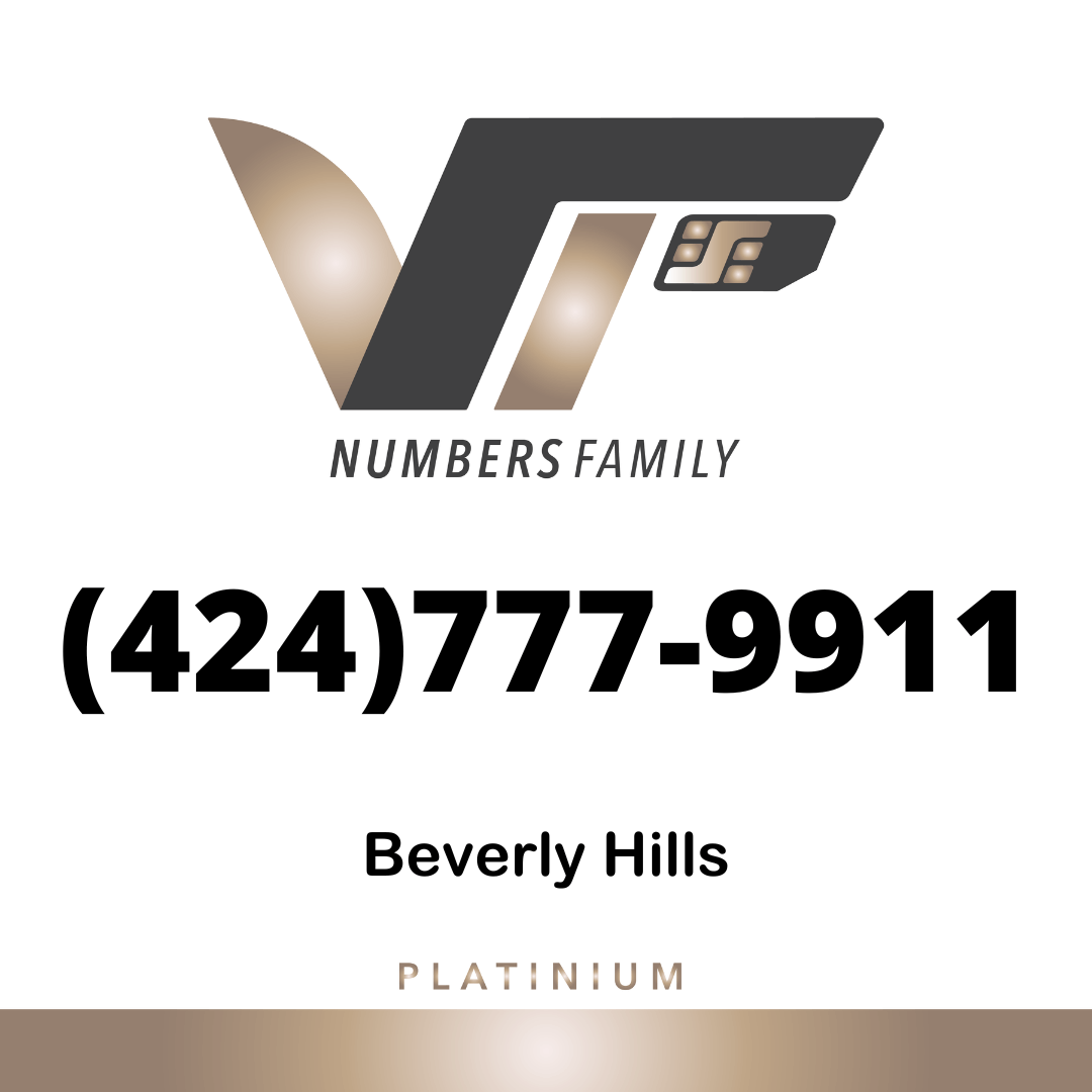Platinum VIP Number (424) 777-9911