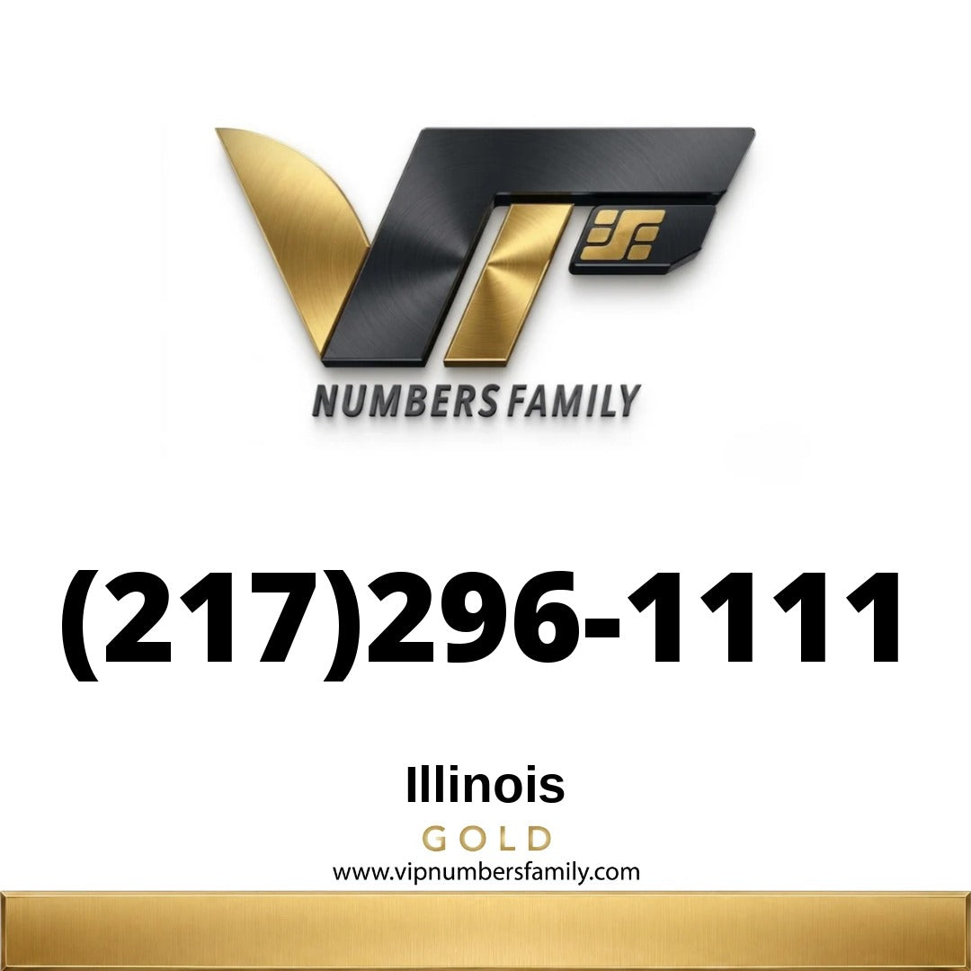 Gold VIP Number (217) 296-1111