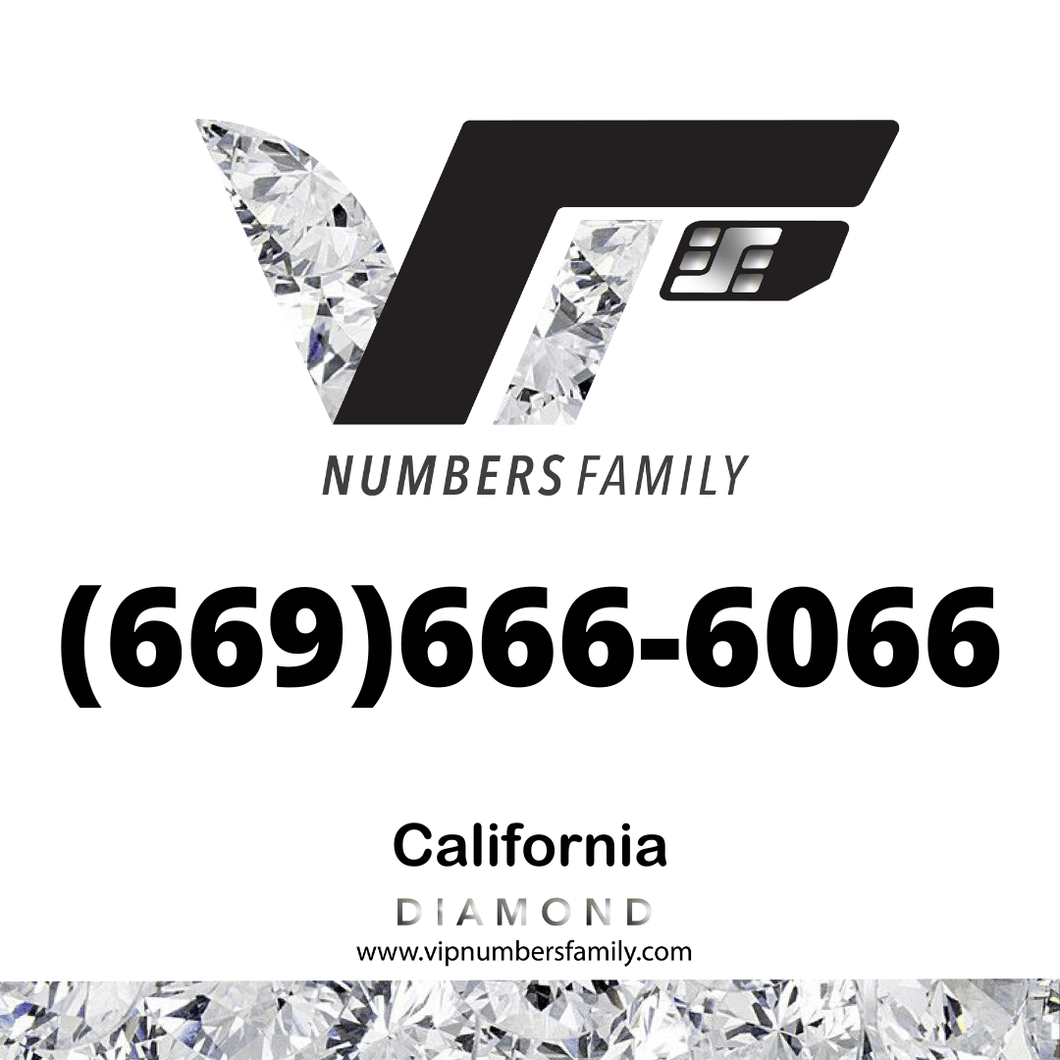 Diamond VIP Number (669) 666-6066