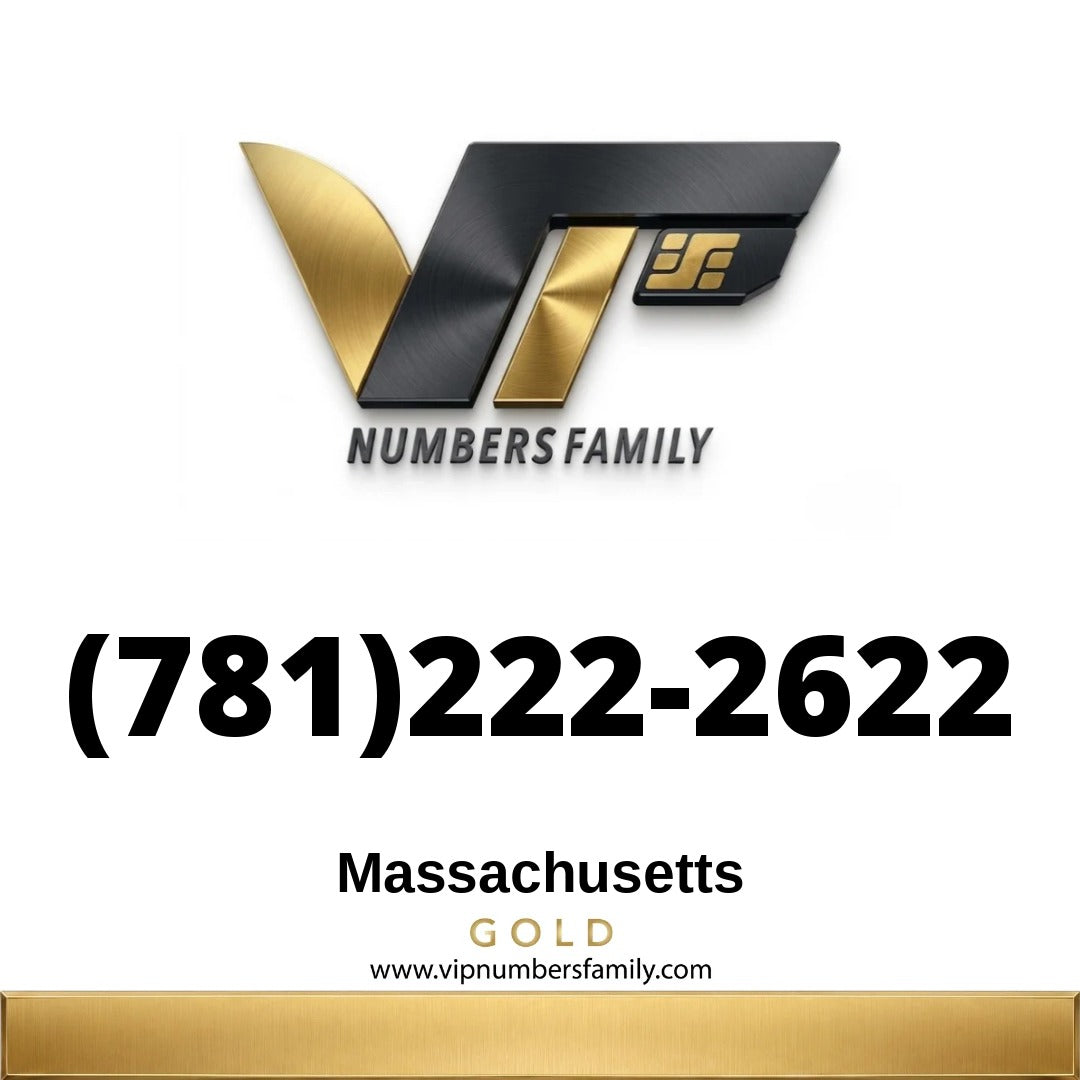 Gold VIP Number (781) 222-2622