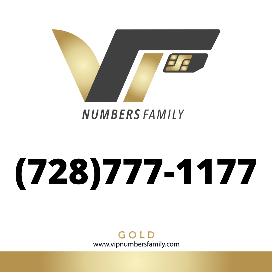 Gold VIP Number (728) 777-1177