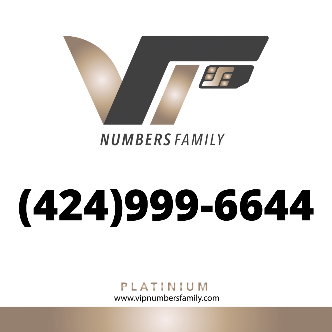 Platinum VIP Number (424) 999-6644