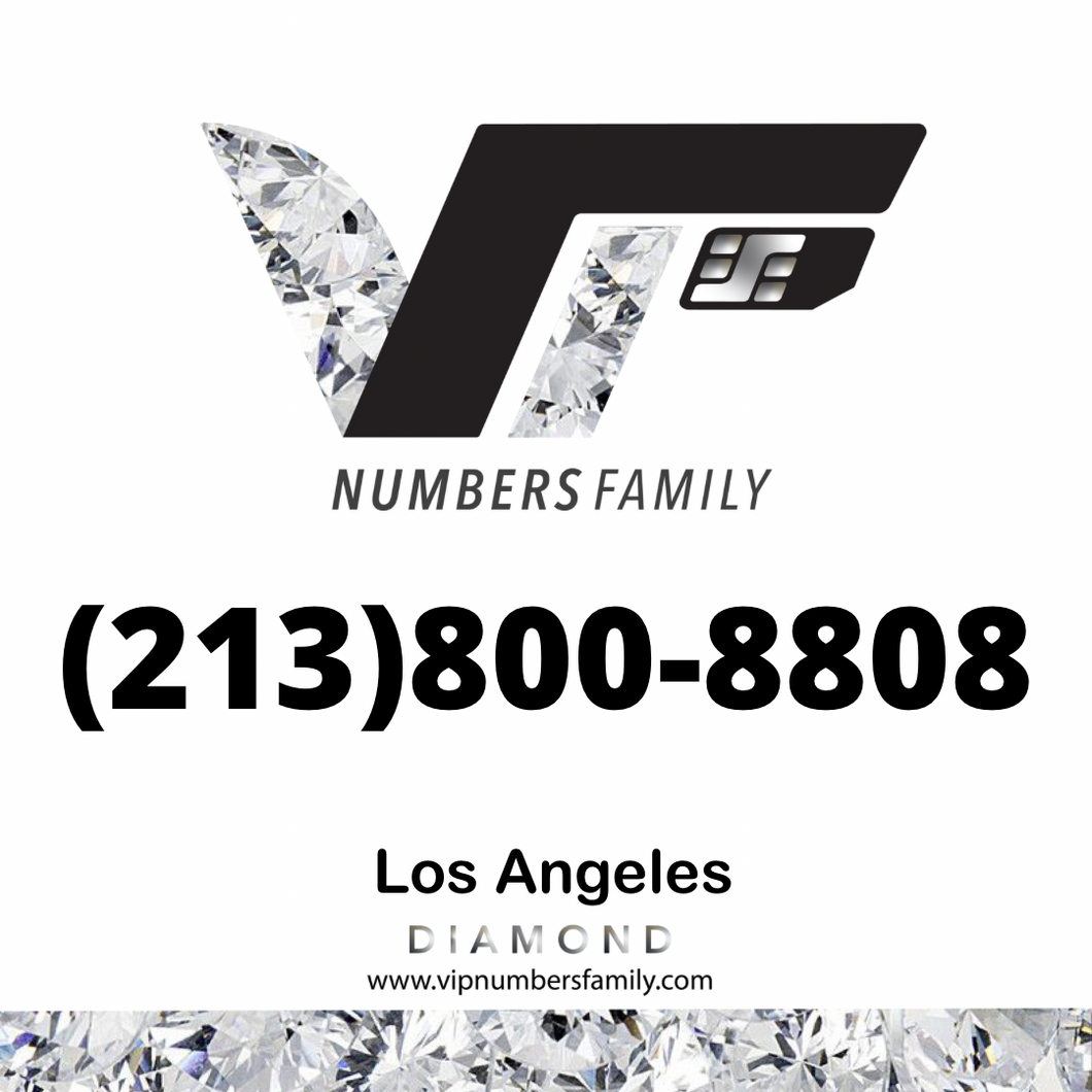 Diamond VIP Number (213) 800-8808