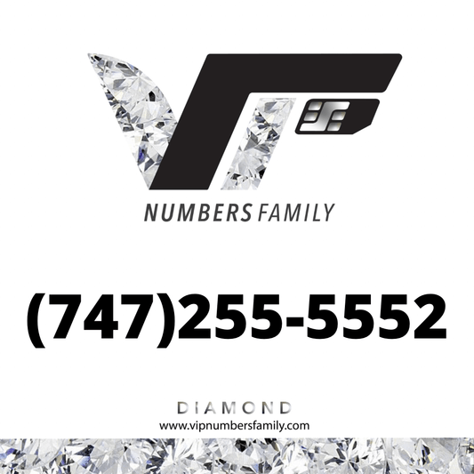 Diamond VIP Number (747) 255-5552
