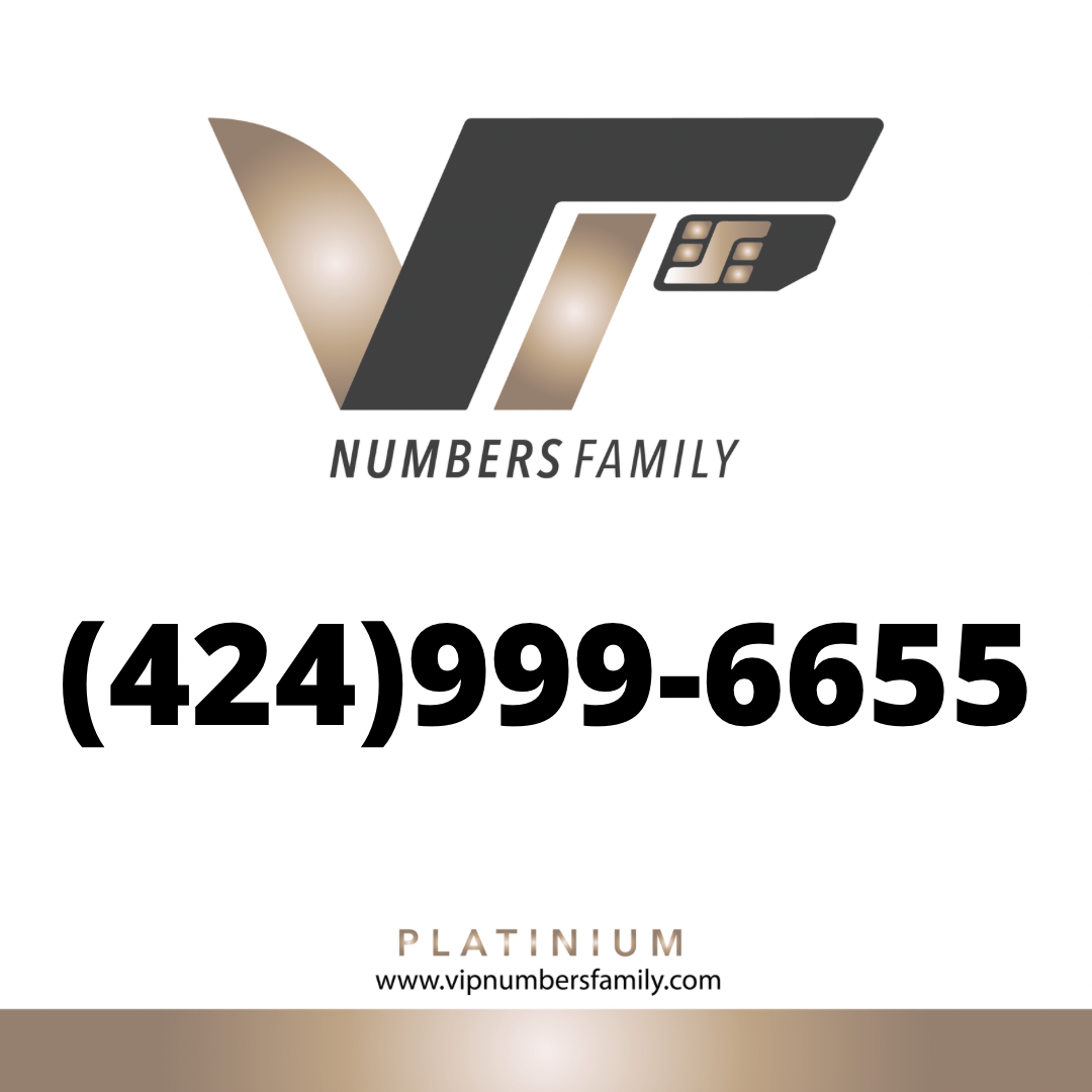 Platinum VIP Number (424) 999-6655