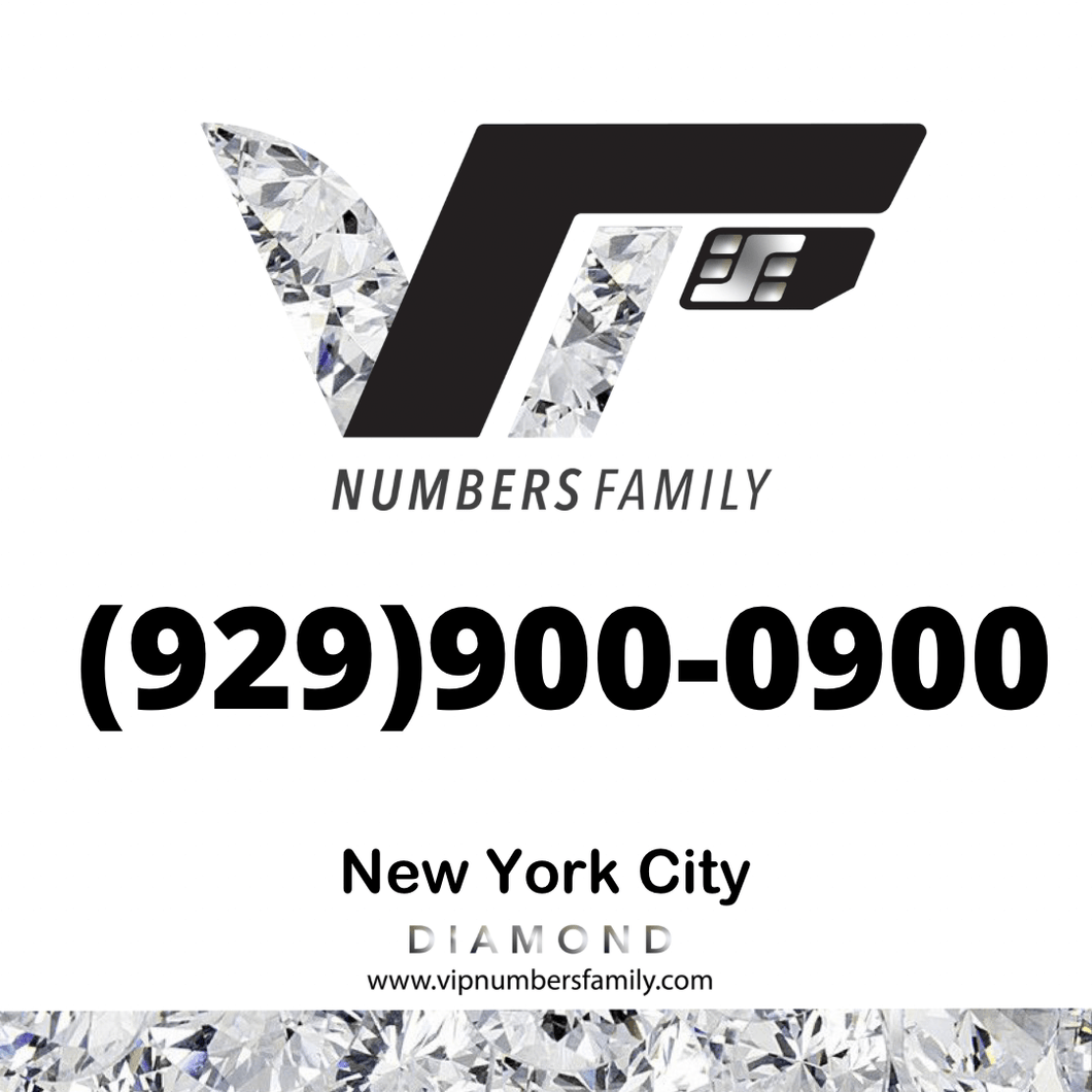 Diamond VIP Number (929) 900-0900