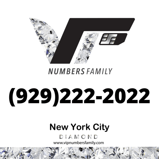 Diamond VIP Number (929) 222-2022