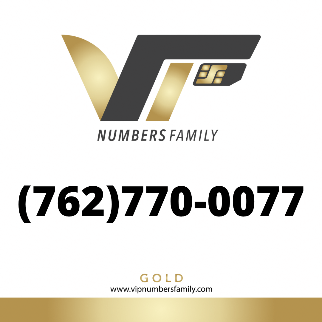 Gold VIP Number (762) 770-0077