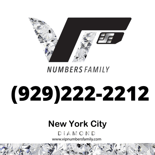 Diamond VIP Number (929) 222-2212