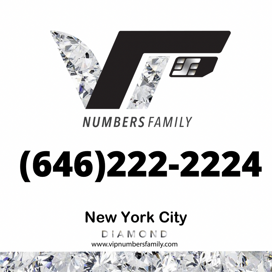 Diamond VIP Number (646) 222-2224