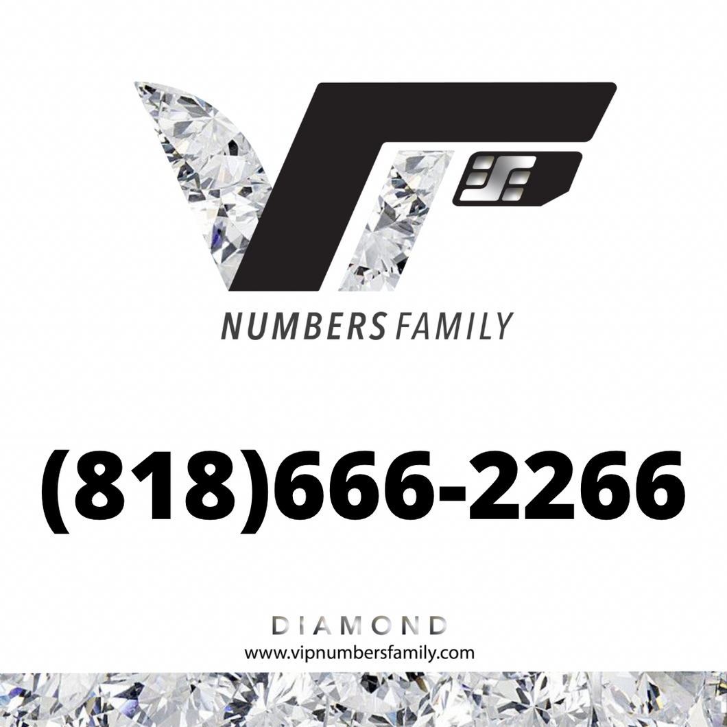 Diamond VIP Number (818) 666-2266