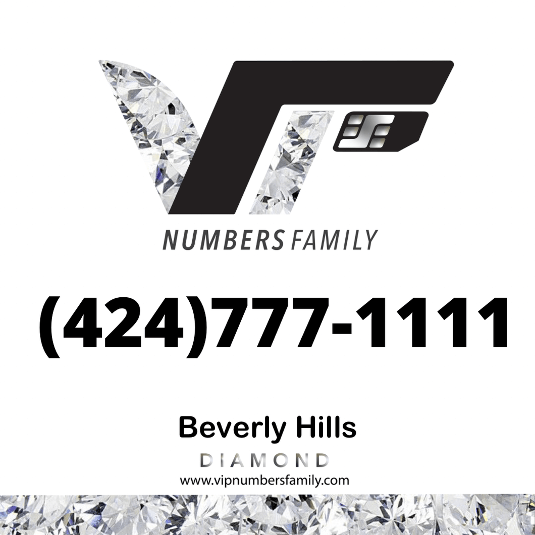 Diamond VIP Number (424) 777-1111