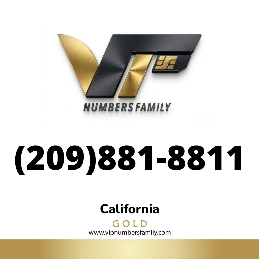 Gold VIP Number (209) 881-8811