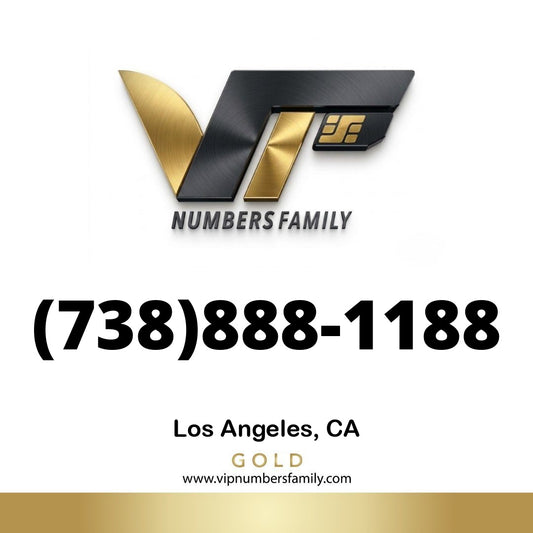 Gold VIP Number (738) 888-1188