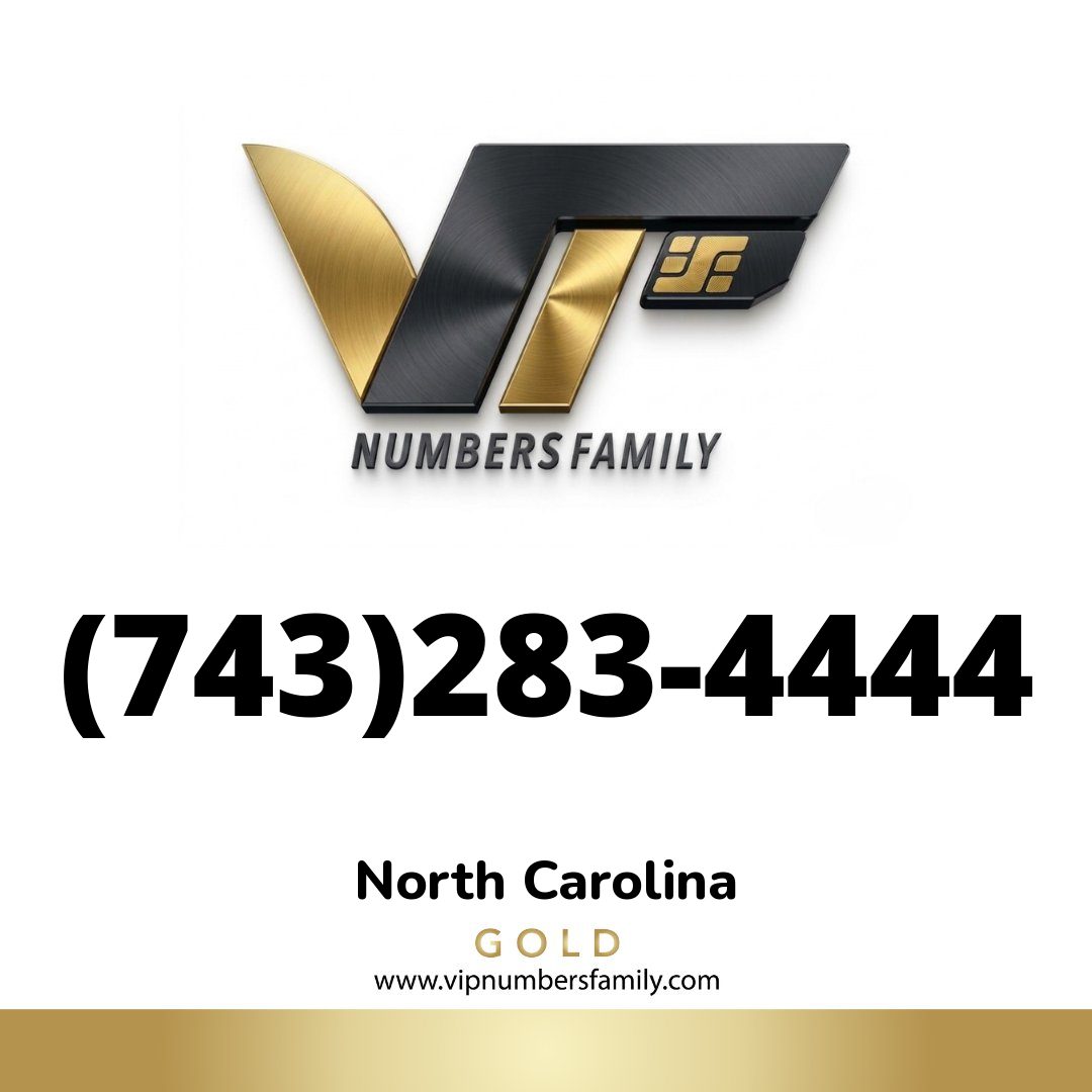 Gold VIP Number (743) 283-4444