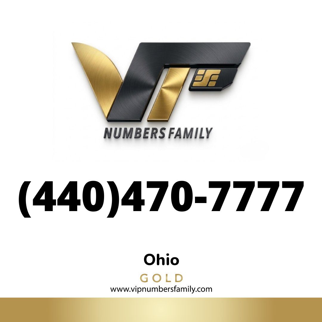 Gold VIP Number (440) 470-7777