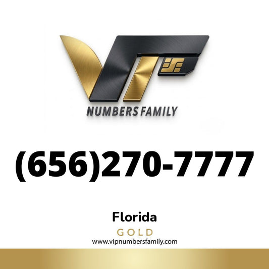 Gold VIP Number (656) 270-7777