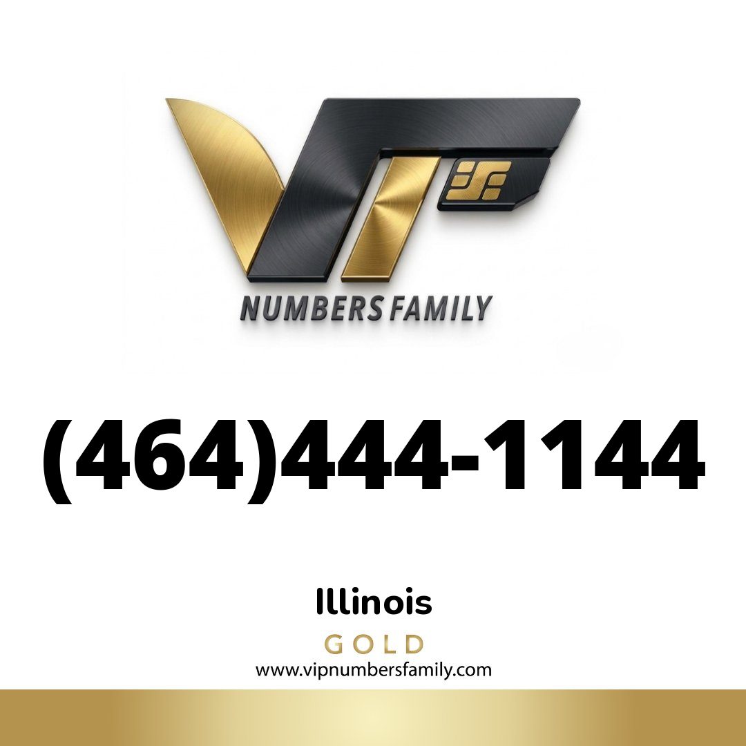Gold VIP Number (464) 444-1144