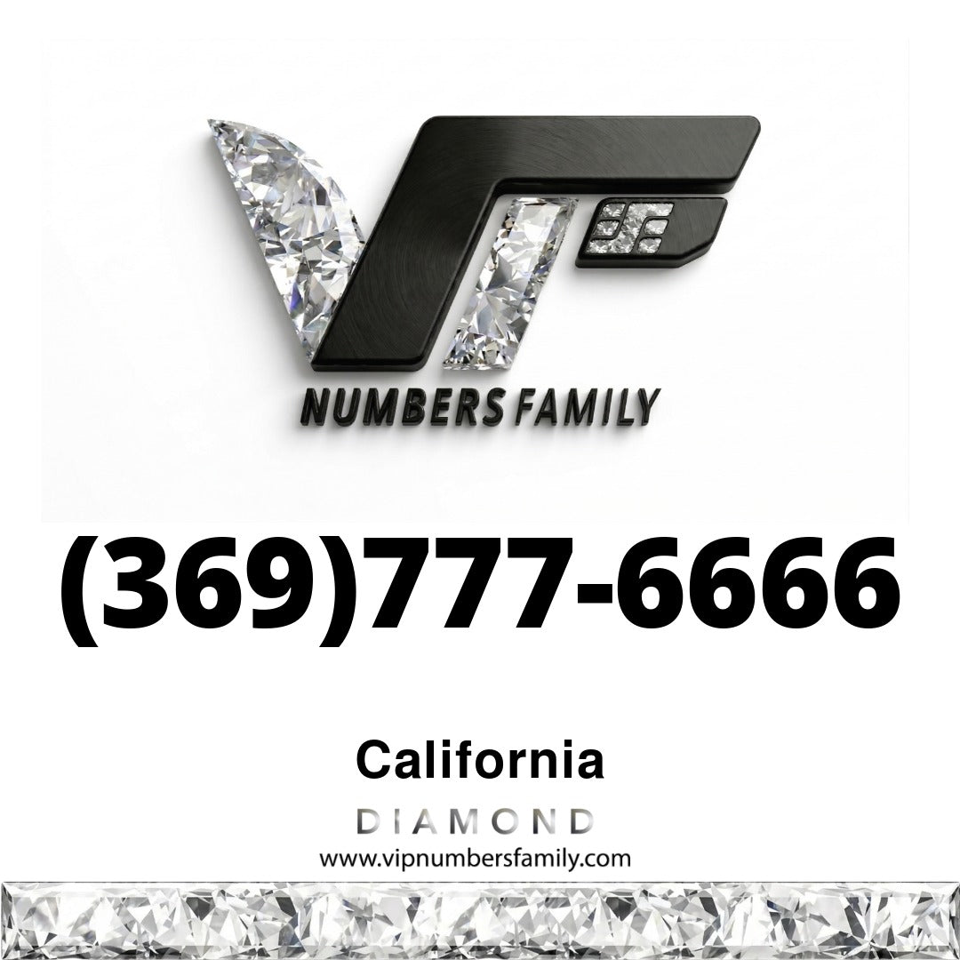 Diamond VIP Number (369) 777-6666