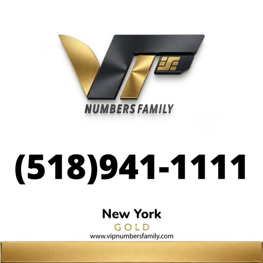 Gold VIP Number (518) 941-1111